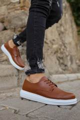 Marsetti Herren Braun Dicke Sohle Casual Orthopädische Schnürschuhe