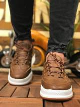 Marsetti Herren Braun Casual Dicke Sohle Orthopädische Schnürschuhe 3