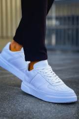 Marsetti Herren Weiße Dicke Sohle Casual Orthopädische Schnürschuhe 2