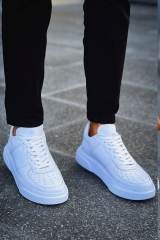 Marsetti Herren Weiße Dicke Sohle Casual Orthopädische Schnürschuhe 3