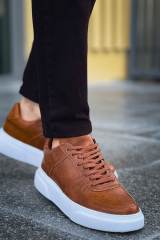 Marsetti Herren Braun Casual Dicksohle Orthopädische Schnürschuhe 2