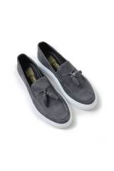 Marsetti Herren Anthrazit Casual Dicke Sohle Orthopädische Slip-On Schuhe 2