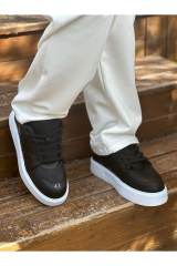 Marsetti Herren Schwarz Dicke Sohle Casual Schnür Orthopädisch Schuhe 2