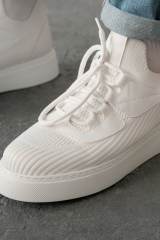 Marsetti Herren Weiß Freizeit Schnür Dicke Sohle Orthopädische Schuhe 4