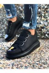 Marsetti Herren Schwarz Elastische Dicke Sohle Alltags Orthopädische Schuhe 2