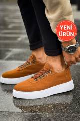 Marsetti Herren Braun Nubuk Freizeitschuhe Dicke Sohle Schnürschuhe
