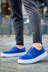 Marsetti Herren Blau Casual Dicke Sohle Orthopädische Schnür Schuhe 3