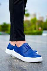 Marsetti Herren Blau Casual Dicke Sohle Orthopädische Schnür Schuhe 4