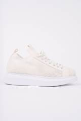 Marsetti Herren Weiß Casual Dicke Sohle Orthopädisch Schnürschuh 3
